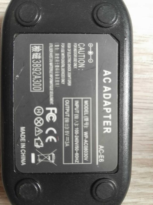 Блок живлення AC-E6 для камер Canon