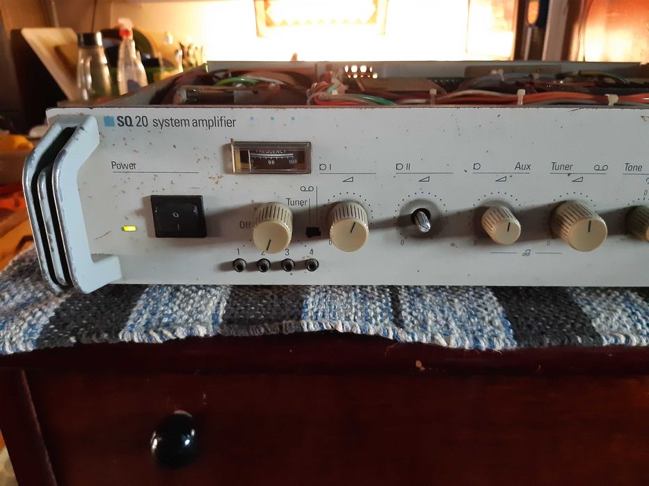 SQ 20 mixing amplifier+SQ 20 booster amplifier