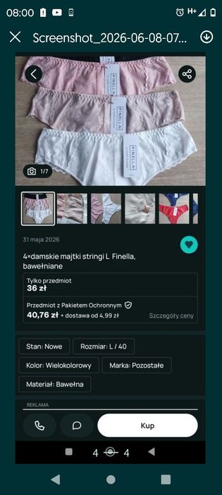 13×Damskie majtki figi 6XL