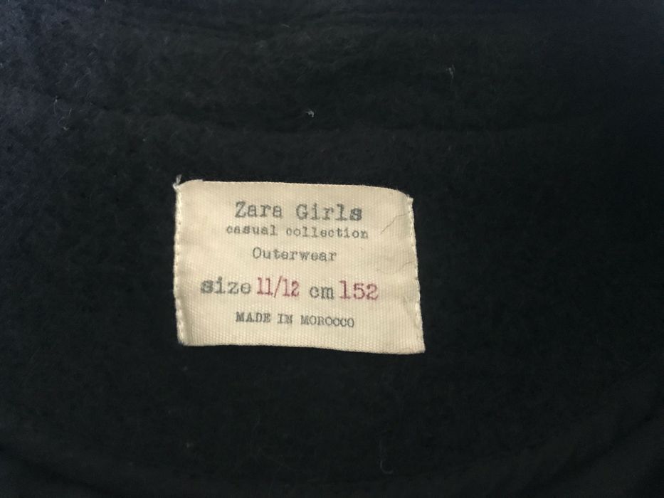 Casaco preto fazenda menina Zara, 11-12 anos