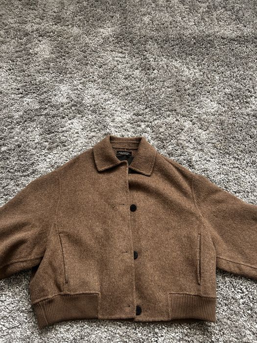 Бомбер з вовни Zara НОВИЙ