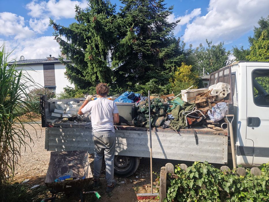 Wywóz śmieci gruzu gabaryty likwidacja mieszkań piwnic biur sprzątanie