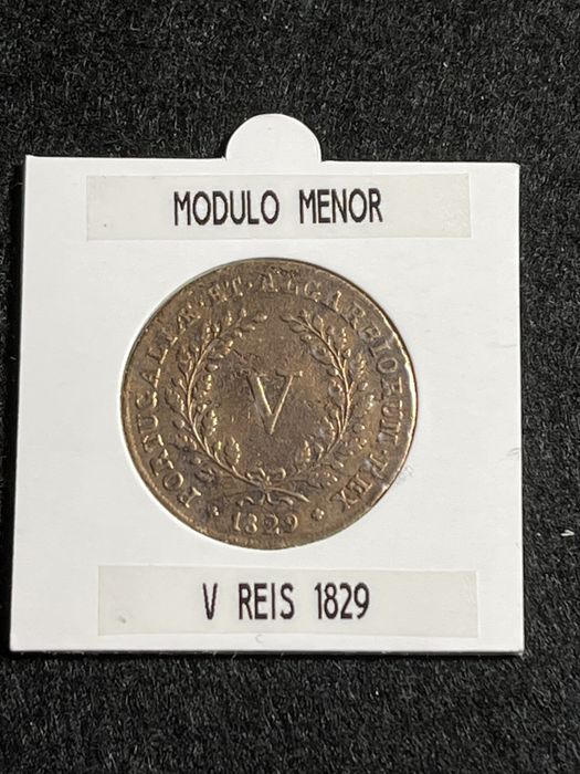 V Reis 1829 ( Módulo Menor ) Cobre