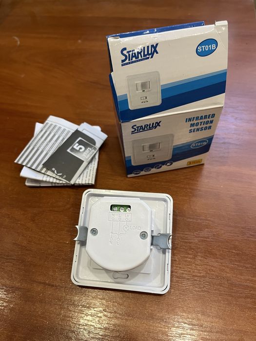 Датчик руху Starlux SL-ST01B-WH