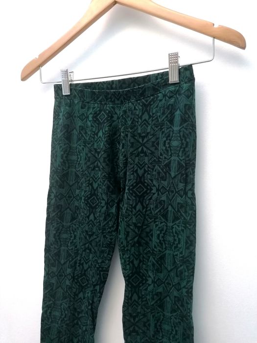 Leggings Verdes e Pretas