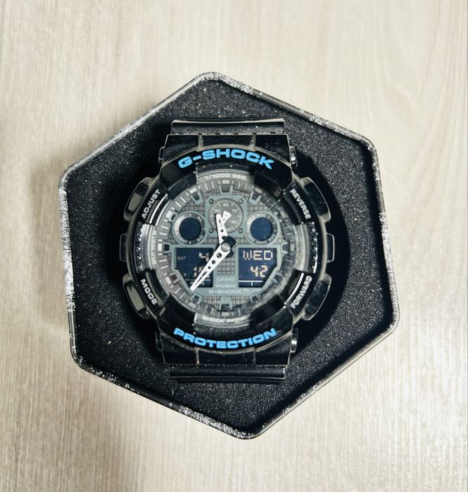 Casio G-SHOCK GA-100-1A1ER – stan idealny + zapasowy pasek