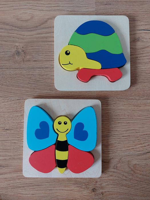 Puzzle de madeira do Lidl, para bebés ou crianças pequenas