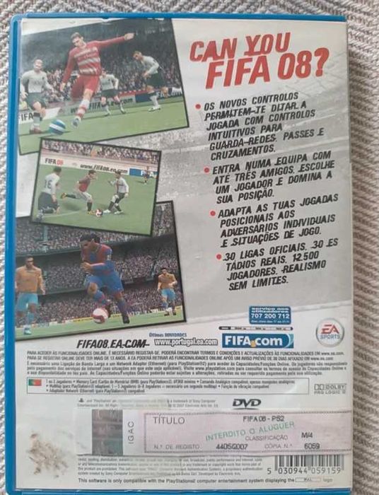 FIFA 2008 para a Playstation 2