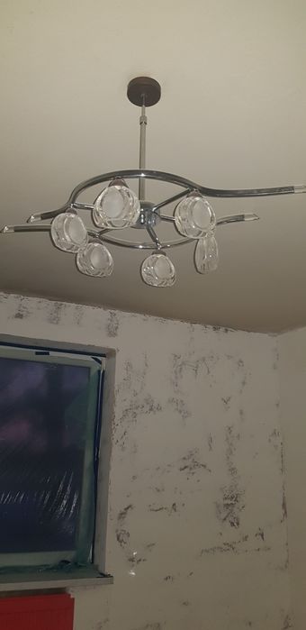 Żyrandol + kinkiet