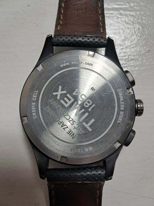 Zegarek TIMEX 1854 W-91 W-223 Chronograph Indiglo WR 100M CR2016 Cell