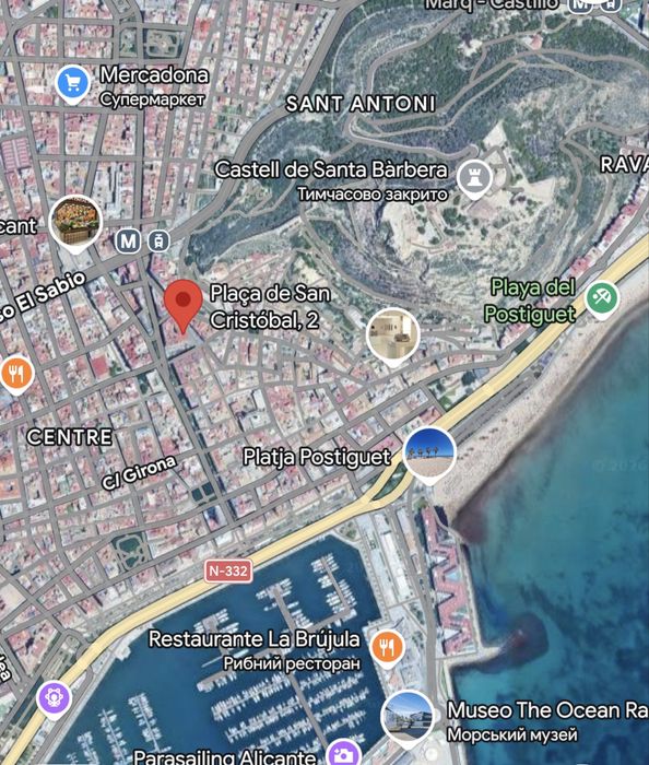 Іспанія Аліканте оренда подобово квартири центр набережна подобово