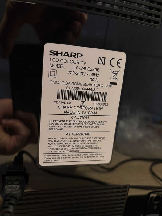 Telewizor Sharp 24” AQUOS LC-24LE220E – sprawny