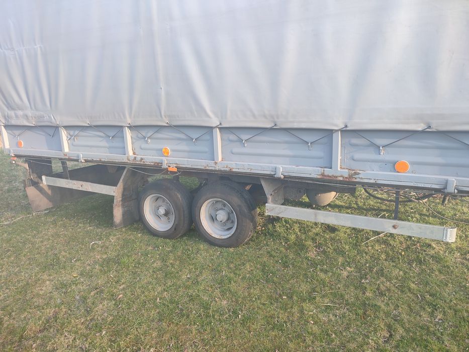 Przyczepa tandem rolnicza