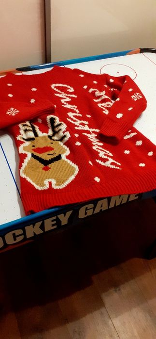 Sweter świąteczny sweter z reniferem rozmiar M jak nowy