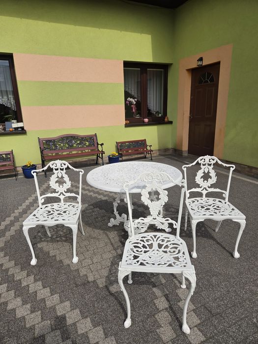 Zestaw ogrodowy aluminiowy