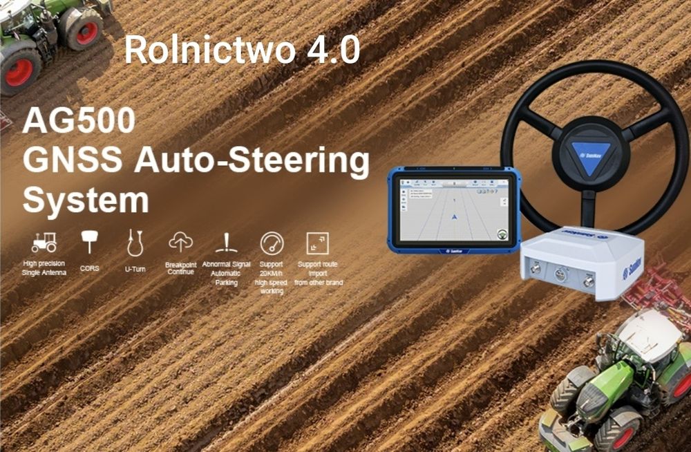 Sunnav AG500 nawigacja rolnicza RTK 2.5cm (jak CHCNAV, AGOPEN, TRIMBL)