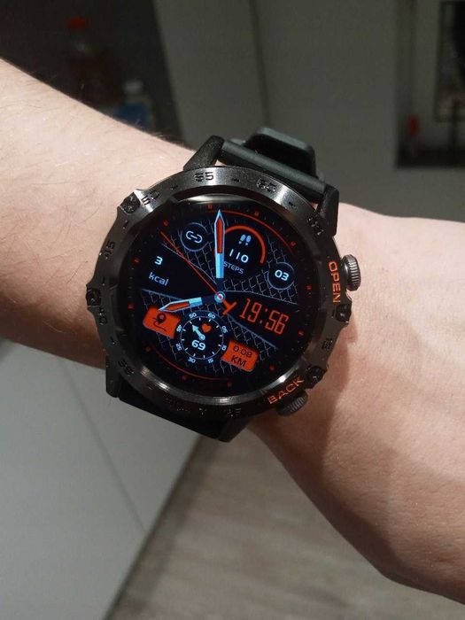 Zegarek Smartwatch Męski Rozmowy Wodoodporny Inteligentny Sportowy