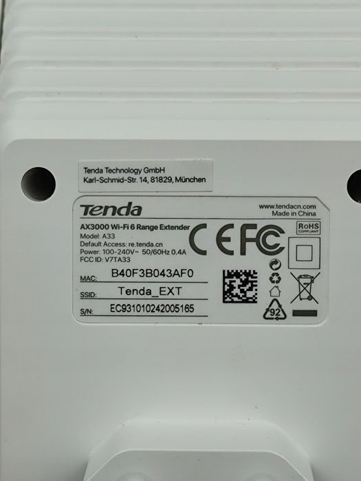 Wzmacniacz sygnału Wi-Fi Tenda A33 Repeter 5ghz sieci najmocniejszy