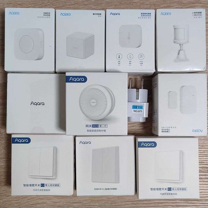 Шлюз Aqara M1S Apple HomeKit Hub ZHWG20LM. датчики Aqara