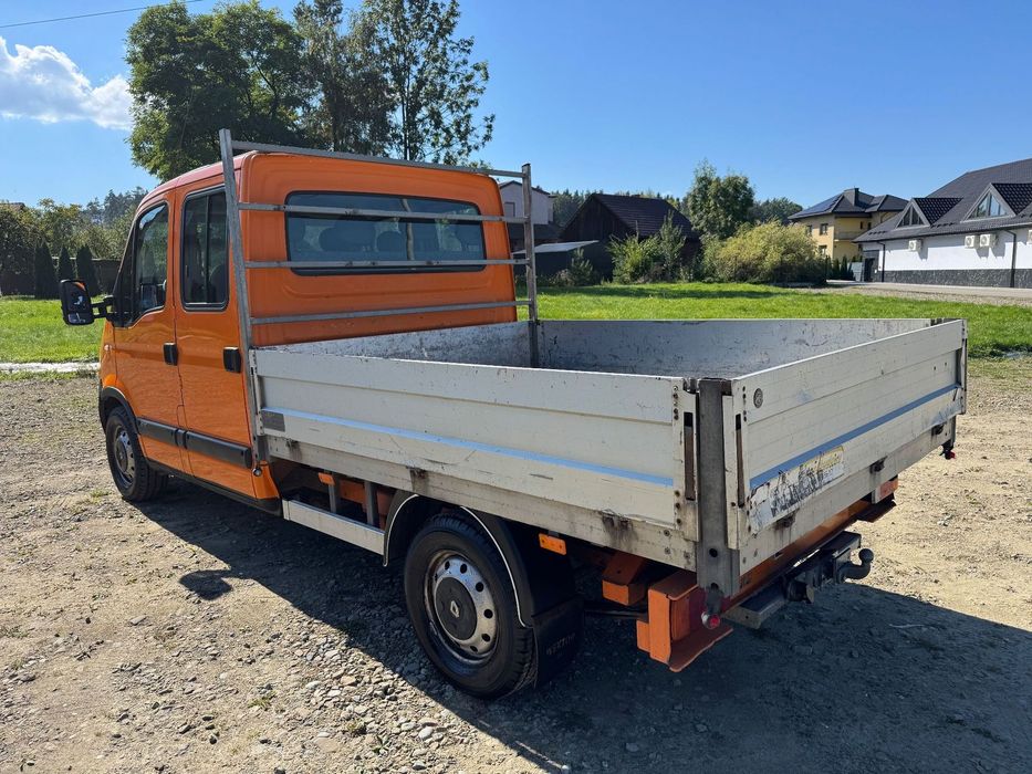 Renault MASTER 2,5 DCI DOKA SKRZYNIA 7 OSÓB FV 23% POLECAM  DUBEL KABINA Salon PL Zadbany Zdrowy Niezawody Ducato Transit Sprinter