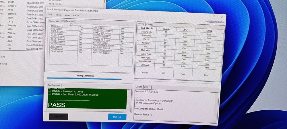 2 procesory Xeon Gold 6448Y 64 rdzenie 128 wątków 4100 mzh FCLGA 4677