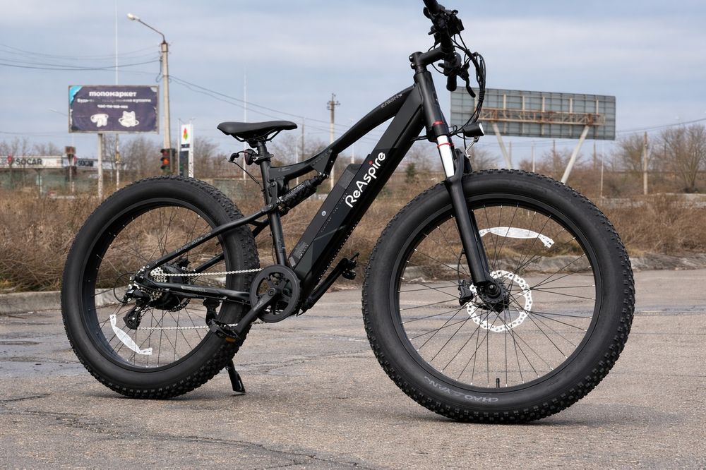 Електровелосипед ReAspire FatBike 26" Америка 48V/16Ah/750W BAFANG 2026 Чорний