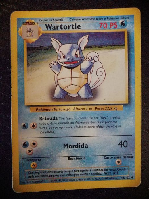 Wartortle primeira edição