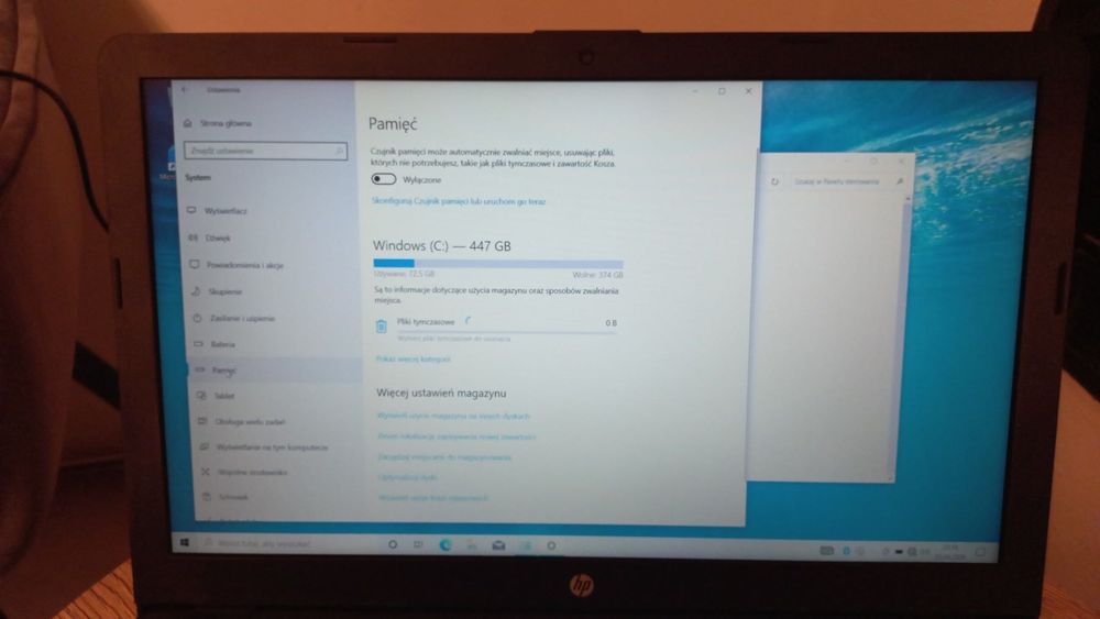 HP 250 G6 3168NGW 8GB/500GB bateria 6 godzin