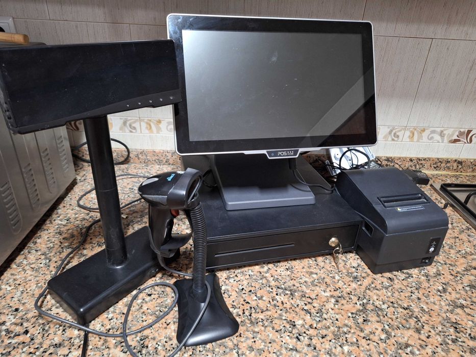 Conjunto caixa resgistadora POS