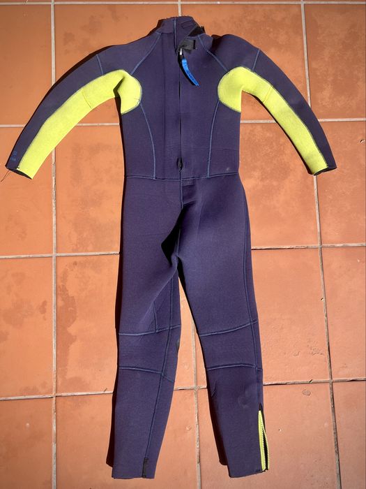 Fato de Surf completo 4/3 criança 6-8 anos