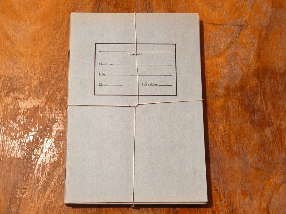 Zeszyt Linia 16 kartek Wrocławskie Zakłady Wyrobów Papierowych PRL