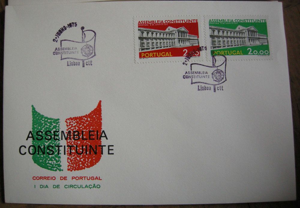 Filatelia selos e FDC 1974 ano completo 25 Abril oferta 1975