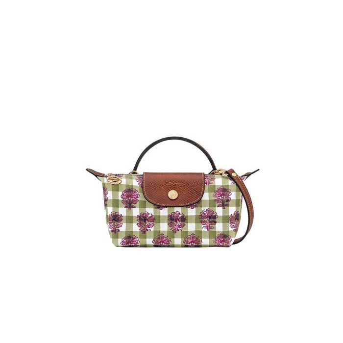 Сумка Longchamp Le Pliage Original Pouch With Handle Canvas Artichoke