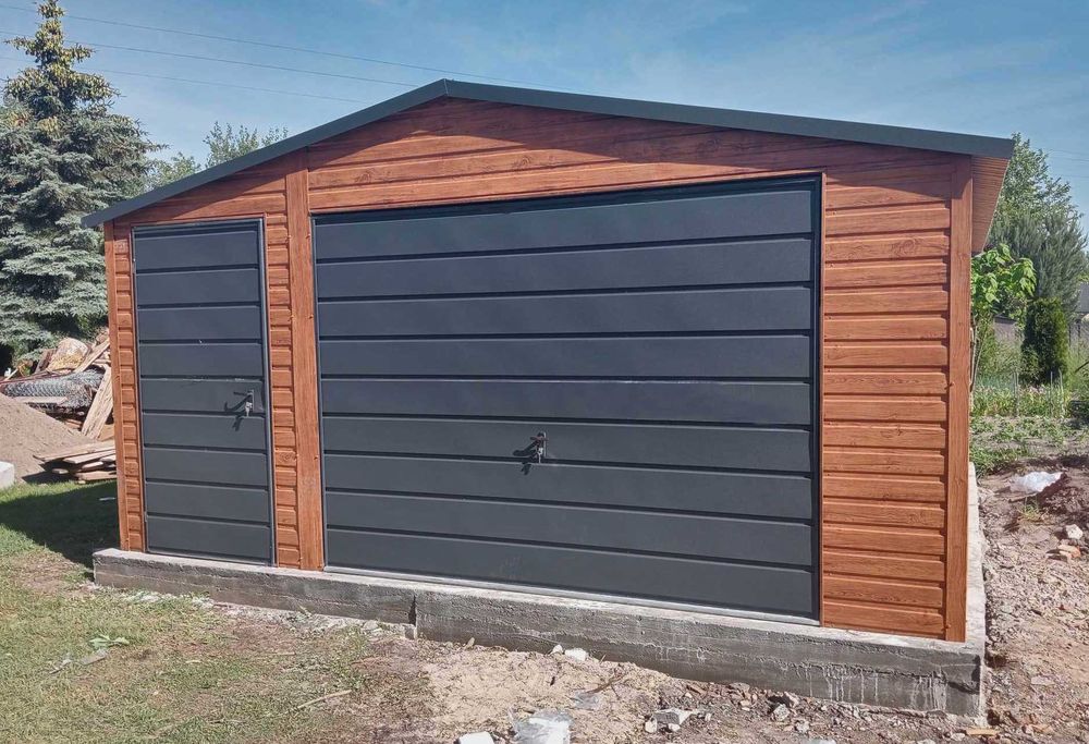 Garaż Blaszany 5x6m PREMIUM Dwuspadowy – Tanio i Szybko