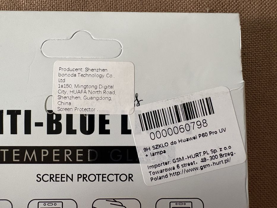 Etui silikonowe bezb. HUAWEI P60 PRO + szybka