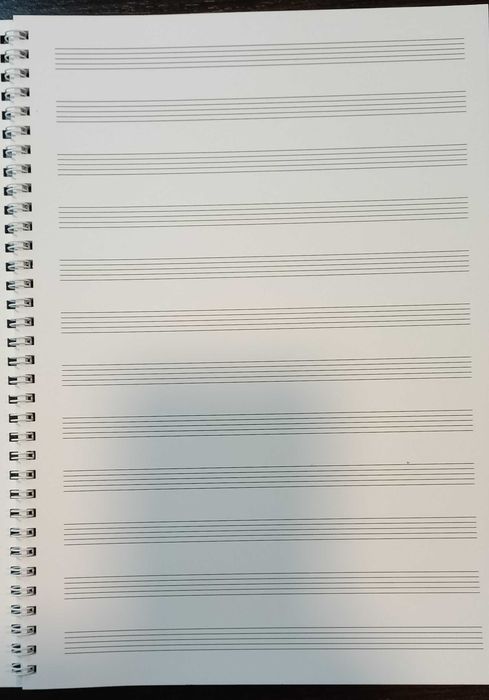 A4 Musical Stave Notebook64862466200833122