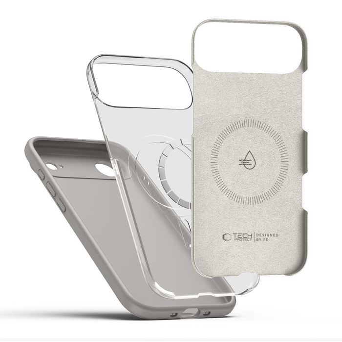 Tech-Protect Silicone MagSafe iPhone Air stone grey