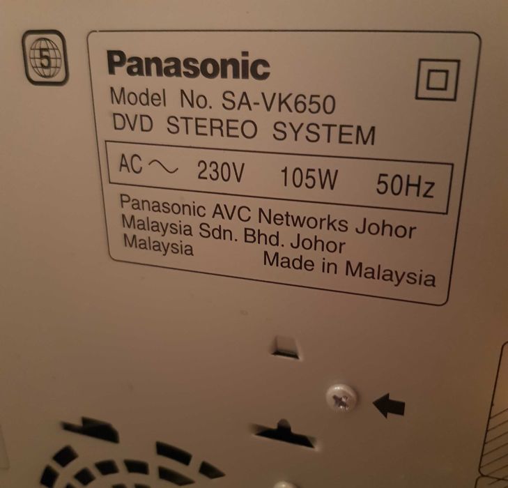 Музичний центр  Panasonis SB- WVK 650