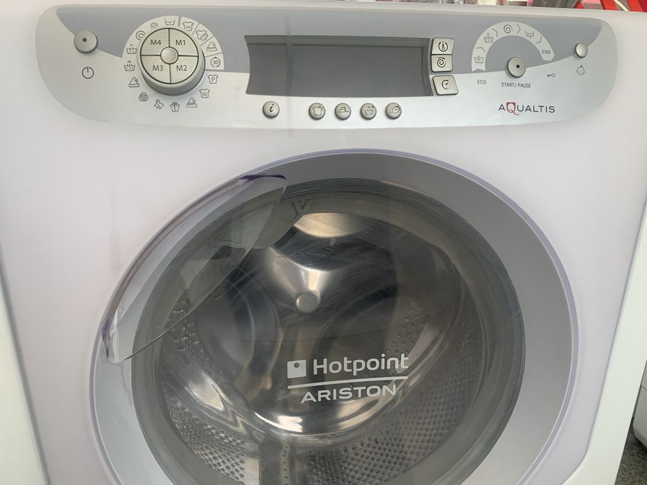 Продам пральну машину Ariston Hotpoint Aqualtis AQSD129, 5 кг. Вузька! Гарантія.