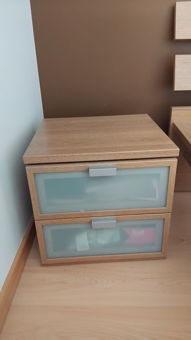 Cama Sultan Lade ikea + 2 mesas de cabeceira