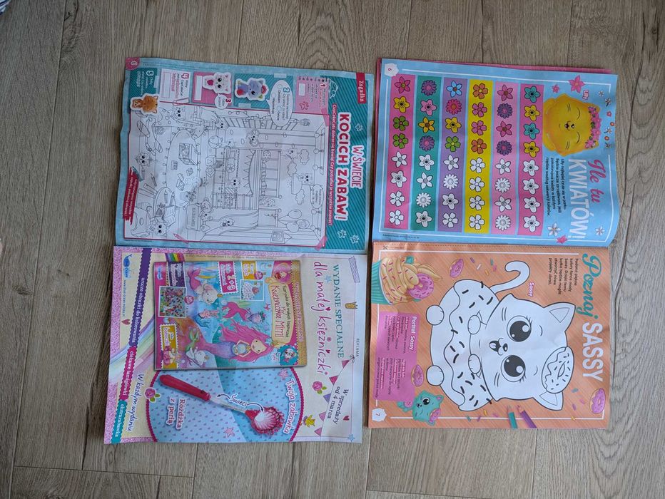 2 magazyny Cupcake cats, gazetka cup cake cats