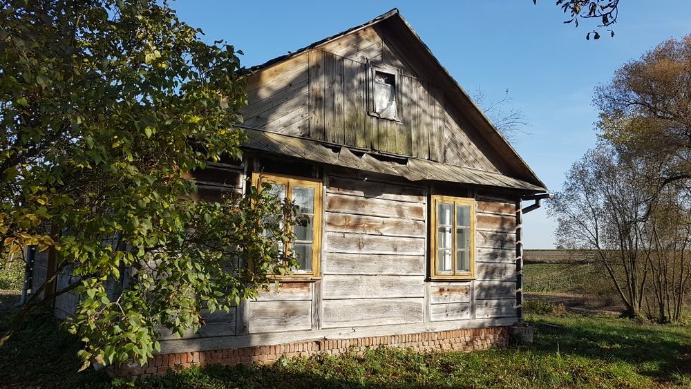 Dom drewniany z lat 60 tych