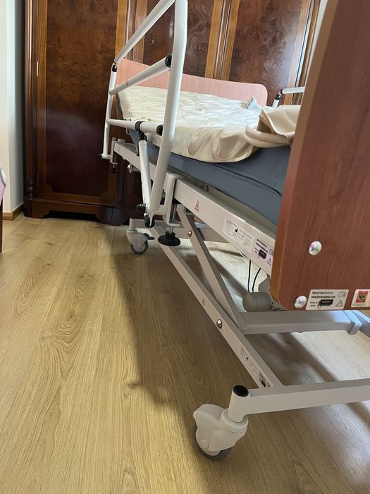 Cama articulada elétrica + colchão de ar