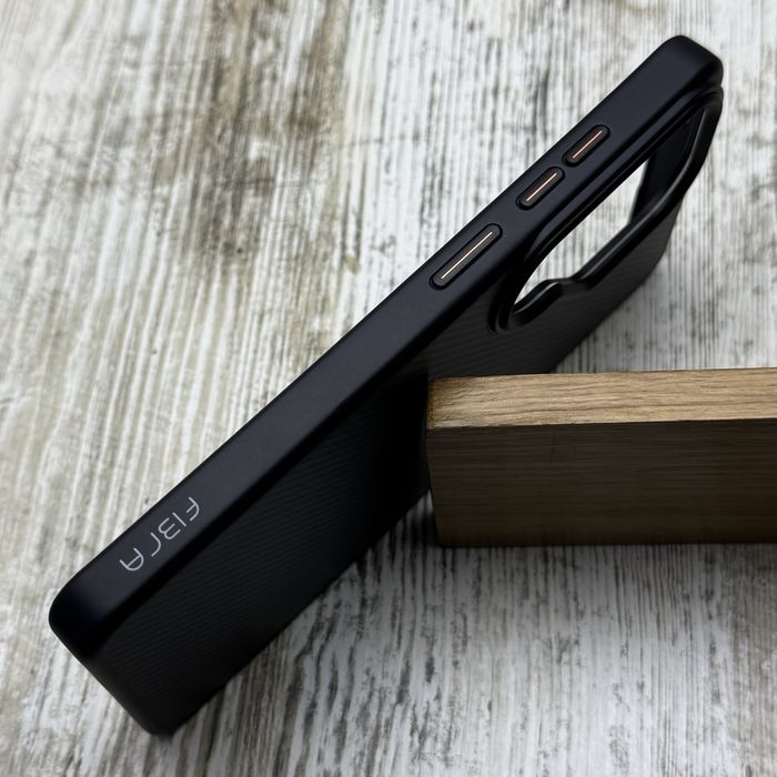 Чохол преміум якості Fibra NightFall MagSafe на Samsung S26 Ultra/ S25 Ultra/ S24 Ultra Carbon Style. Чехол