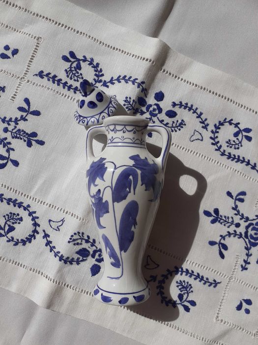 Pote de loiça pintado