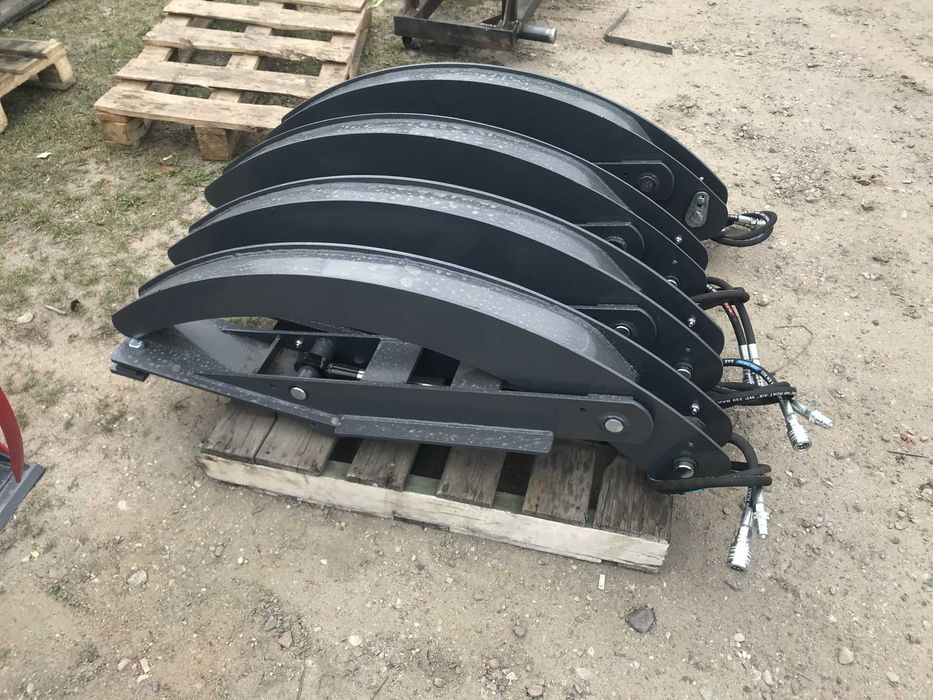 PAZUR CHWYTAK DO DREWNA teleskopowy na ramkę paleciaka wózek widłowy