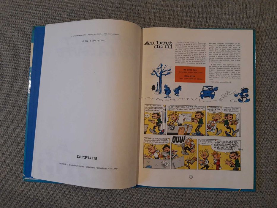 BD Gaston Lagaffe "En direct de la gaffe"