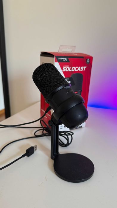 Microfone HyperX Solocast - Como novo