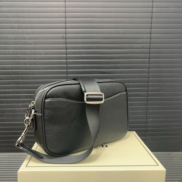 Мужская сумка кроссбоди coach с натуральной кожи коач чоловіча сумка