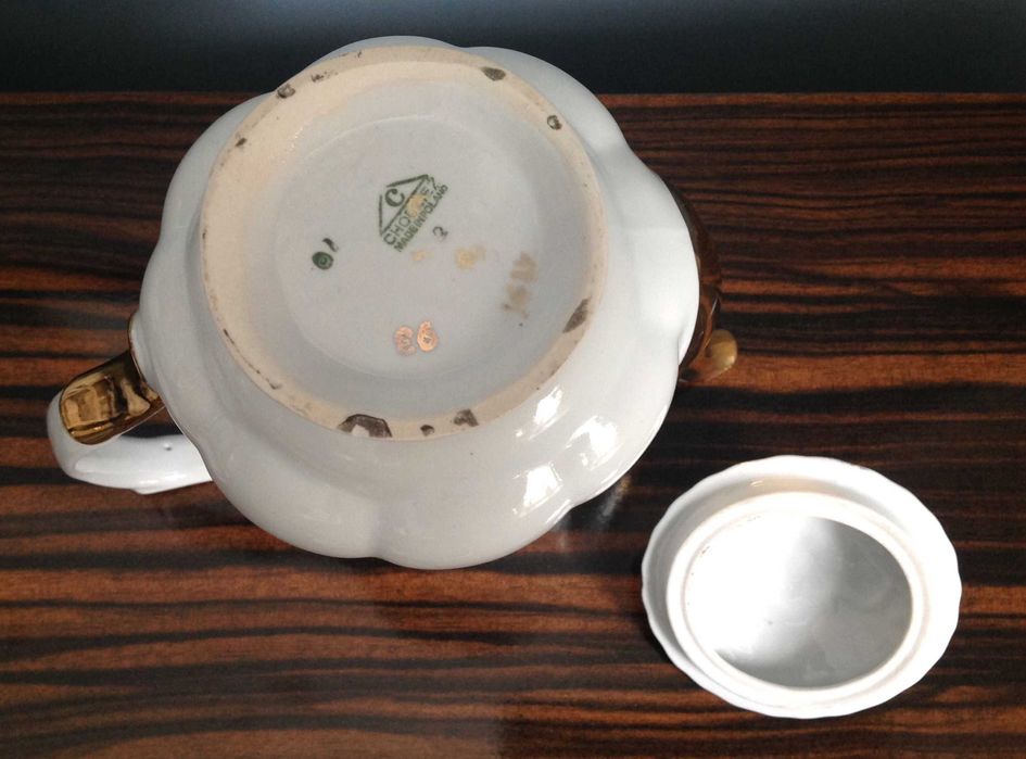 Chodzież Iwona Złota Róża imbryk + świecznik